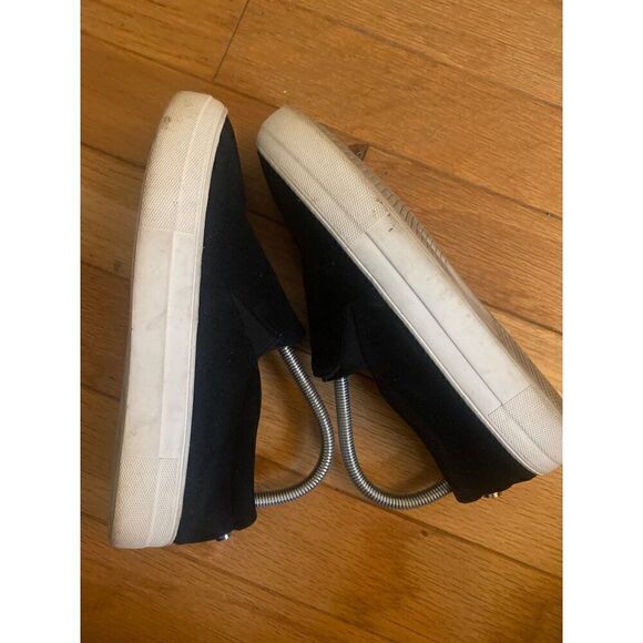 Steve Madden Gills women's black suede slip on platform casual shoes size 8.5 - Picture 6 of 7